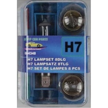 Pro+ Autolamp Set H7 / 12 V (8 Delig)