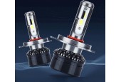 2 STKS H4 HB2 9003 Hi / Lo Auto Lamp Vervanging LED Koplamp Bollen Conversie Kit, Koel Wit 6000 K 2000LM 22 W