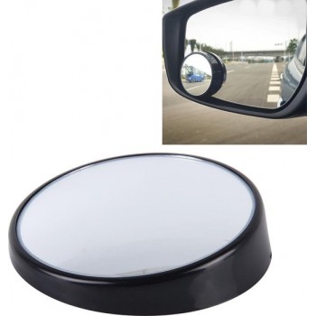 3R-023 Car Blind Spot Achteraanzicht Wide Angle Mirror, Diameter: 7,5 cm (zwart)