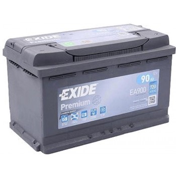 EXIDE EA900 Premium Carbon Boost 12V 90 Ah 720A Autobatterij 3661024036450