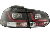 AutoStyle Set LED Achterlichten passend voor Volkswagen Golf VI 2008-2012 excl. Variant - Zwart