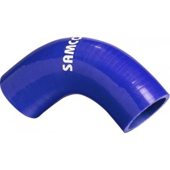 Samco Sport Samco Siliconen slang 90 graden bocht - Lengte 125mm - Ø70mm - Blauw