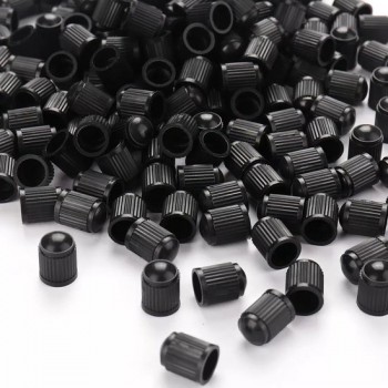 TT-products ventieldoppen kunststof 100 stuks zwart