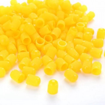 TT-products ventieldoppen kunststof 100 stuks geel