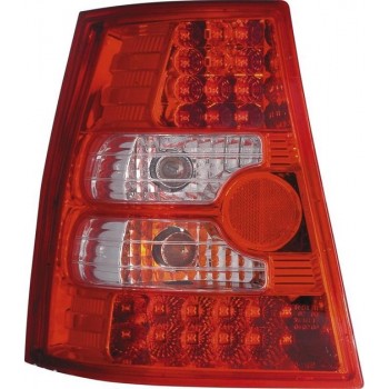 AutoStyle Set LED Achterlichten Volkswagen Golf IV/Bora Variant 1999-2004 - Rood/Helder