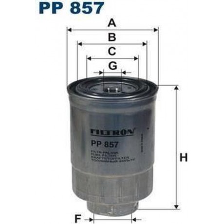 FILTRON Brandstoffilter PP 857