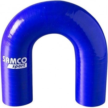 Samco Sport Samco Siliconen slang 180 graden bocht - Lengte 140mm - Ø76mm - Blauw