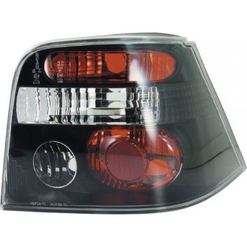 AutoStyle Set Achterlichten passend voor Volkswagen Golf IV 1998-2003 excl. Variant - Zwart/Smoke