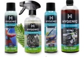 HYGENIQ® Groene auto schoonmaakmiddelen - 3-in-1 auto shampoo - velgenreiniger - autoruitenreiniger - 3-in-1 easy car wax