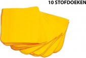 sorprese - 10 stuks - gele stofdoeken - 40 x 50 cm GROOT - stofdoek - stofdoeken