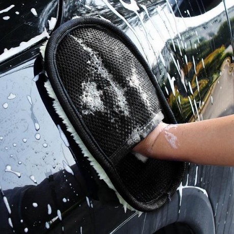 Wash Mitt - Car Cleaner - Washandschoen - Auto Wassen - Auto spons - Auto doek - Zwart