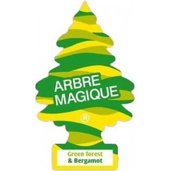Arbre Magique Luchtverfrisser 12 X 7 Cm Forest & Bergamot Groen
