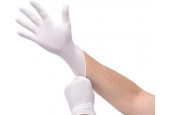 Handschoenen Wegwerp- latex  Gloves powder free disposablos Latex - Wit - Maat L - 100 stuks