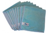 Flipper - 10 x microvezeldoek blauw - 35 x 35 cm - Suede - Extra zachte doek