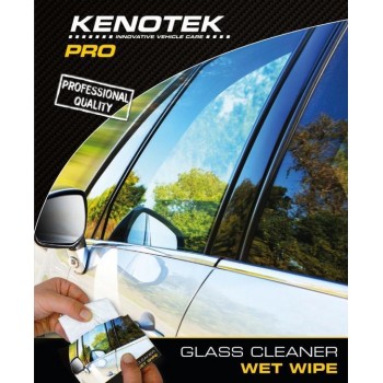 Kenotek Wet-Wipes Glass Cleaner wipes XXL