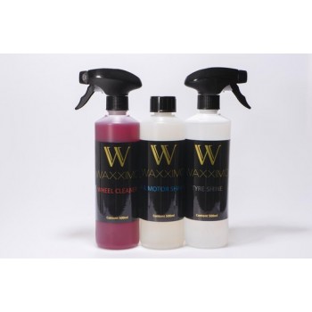 Autoshampoo - Motor shampoo -Velgenreiniger - Bandenglans - Auto wassen - Auto Shampoo -Waxximo VOORDEELSET