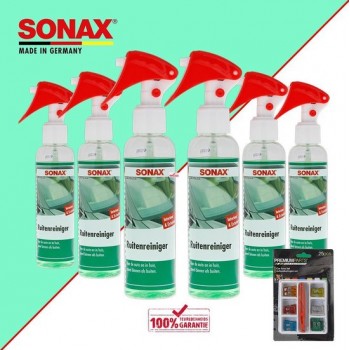 Sonax Auto Ruitenreiniger 6 x 140 ml Voordeelverpakking - Inclusief Auto Zekeringenset 25 Delig