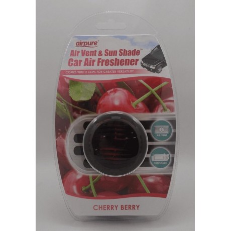 Airpure - Zonwering / Auto Luchtverfrisser Cherry Berry