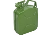 Benzinekan 5Ltr. groen metaal UN-keur