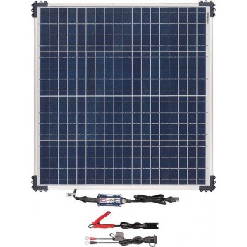 OptiMate Solar + 60W Solar Panel, 6-stappen, 12V 5A gesloten solar accu besparende lader & druppellader