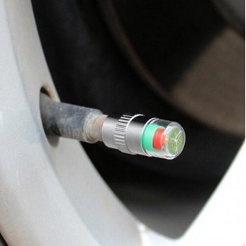 Bandenspanning Druk Indicator Ventieldopjes - Voor Auto en Motor - 4 Stuks