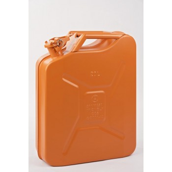 Minalco benzine jerrycan - 20 Ltr metaal - UN goedgekeurd - oranje