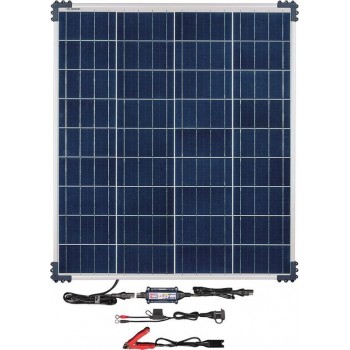 OptiMate Solar + 80W Solar Panel, 6-stappen, 12V 6.66A gesloten solar accu besparende lader & druppellader
