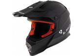 LS2 MX437 Crosshelm Fast Single Mono Motorcross Helm mat zwart L