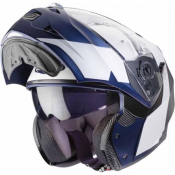 Caberg Systeemhelm Duke Impact - Wit / Blauw-Medium