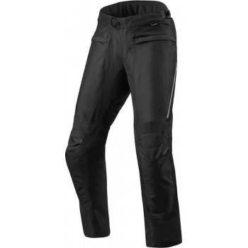 REV'IT! Factor 4 Standard Black Textile Motorcycle Pants XS