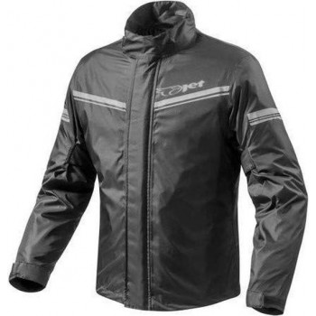 JET - Motor Motorfiets Beschermende Waterproof Rain Over Jacket met draagtas (2XL)