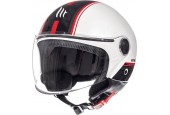 Helm Street Entire wit/rood M