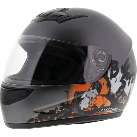 LS2 FF350 Helm Big Stuff mat antraciet