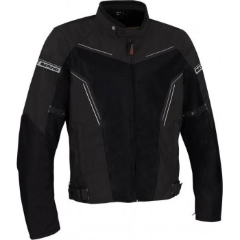 Bering Riko Grey Black Textile Motorcycle Jacket 2XL