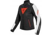 Dainese Laguna Seca 3 Lady D-Dry White Fluo-Red Black Jacket 38