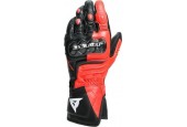Dainese Carbon 3 Long Black Fluo Red White Motorcycle Gloves L