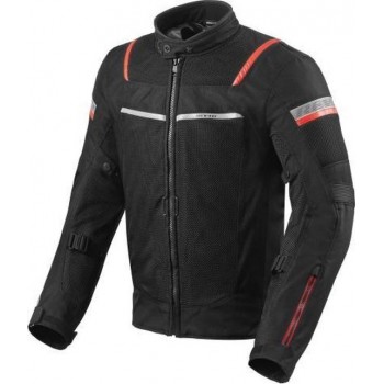 REV'IT! Tornado 3 Black Textile Motorcycle Jacket XL