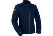 Segura Garrisson Lady Blue Navy Textile Motorcycle Jacket T0