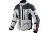 REV'IT! Sand 3 Silver Anthracite Textile Motorcycle Jacket XL