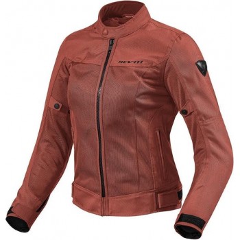REV'IT Eclipse Lady Burgundy Red Textile Motorcycle Jacket 38