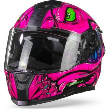 Nexx SX.100R Abisal Pink Blue Full Face Helmet S