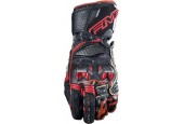 Five RFX Race Black Red Motorcycle Gloves 2XL