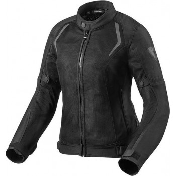 REV'IT! Torque Lady Black Textile Motorcycle Jacket 36