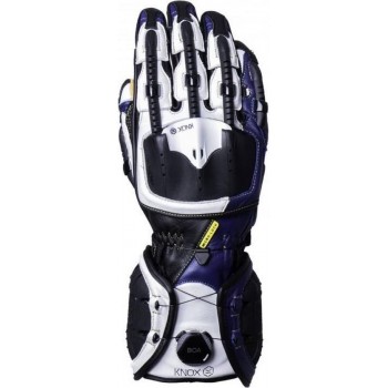 Knox Handroid MK IV Blue Motorcycle Gloves 2XL