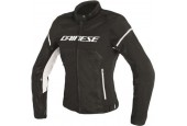 Dainese Air Frame D1 Lady Black Black White Textile Motorcycle Jacket 40