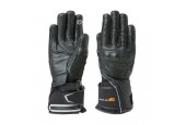 Verwarmde motorhandschoenen, Warme Winter handschoenen voor motor, Versterkte waterdichte leren handschoenen - XL