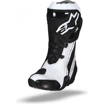 Alpinestars Supertech R Vented Black White Motorcycle Boots 45