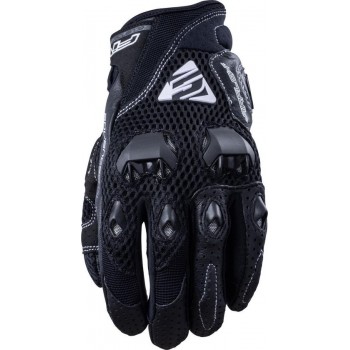 Five Stunt Evo Airflow Black Motorcycle Gloves XL