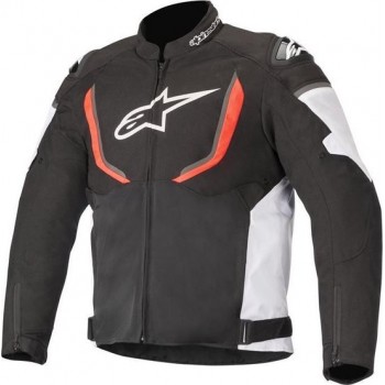 Alpinestars T-GP R V2 Air Black White Red Fluo Textile Motorcycle Jacket XL