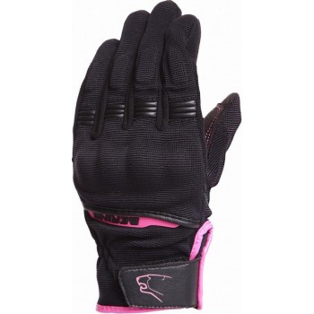 Bering Fletcher dames handschoen zwart/roze
